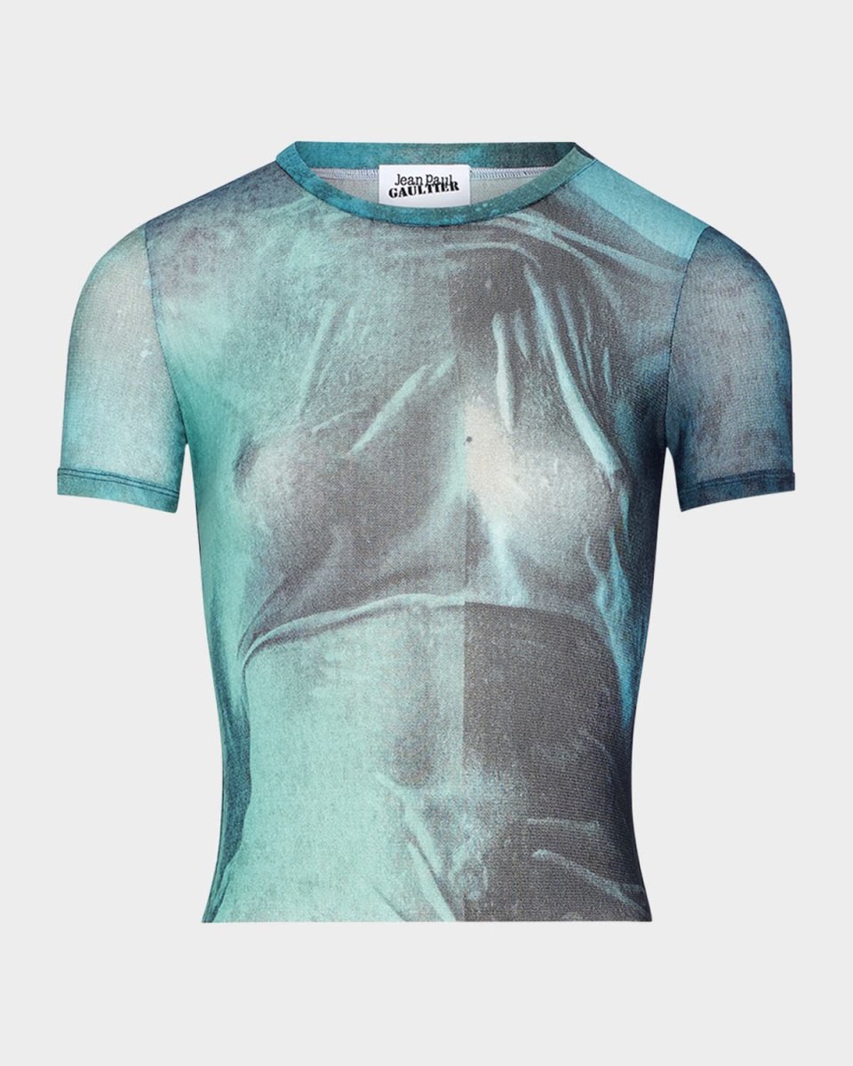 Water-Print Mesh Baby T-Shirt